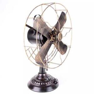 소품 선풍기 빈티지 인테리어 탁상 사무실 프랑스 미니선풍기 분위기 가전 철제 유럽