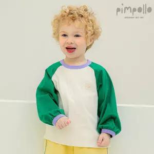 [삠뽀요] 블록라글란티셔츠