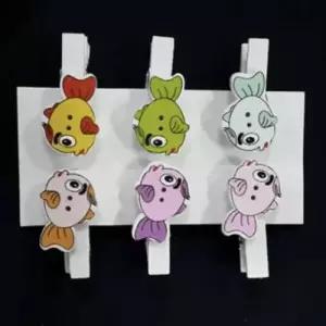 사진집게 모양나무집게 물고기 페이퍼집게 폴라로이드집게 포토집게