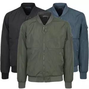 남자 간절기 베이직 약기모 블루종 항공 점퍼 IE-JUA-WK9