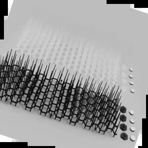 방지 비둘기퇴치망 까마귀 버드 실외기 410X140