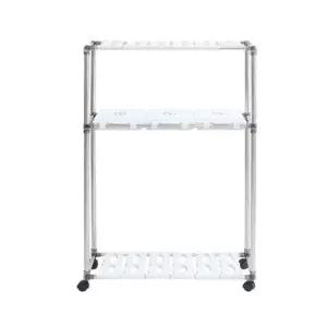 화이트 분리수거함 3P 2단 가정용 재활용 쓰레기 W4B50ED