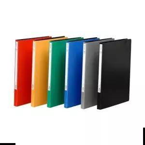 장식화일 문화 PP펀치리스화일 노랑 왼쪽하트클립집게 박스(50개입) F433-7