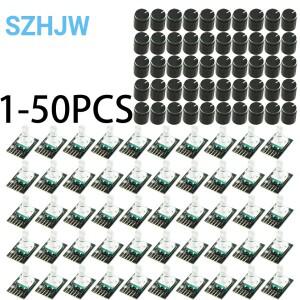 1-50PCS KY-040 로터리 엔코더 모듈 20 PPR 360 ° 푸시 버튼으로 무한 회전 아두이노 라즈베리 파이용
