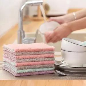 (색상 랜덤배송)흡수력 좋은 극세사 행주 걸레 세차타올