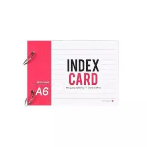 [셀러에이드]수첩 정리 정보카드 메모 A6 모닝글로리 단어