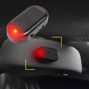 가짜 차량 도난 방지 경광등 보안스티커 LED램프 자동차블랙박스모형 모형카메라