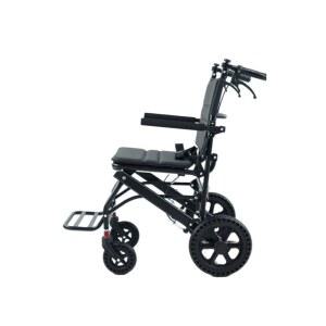 여행용휠체어 접이식 보행차 알루미늄 가벼운 의자 합금 초경량 비행기 휴대용 이동 소형