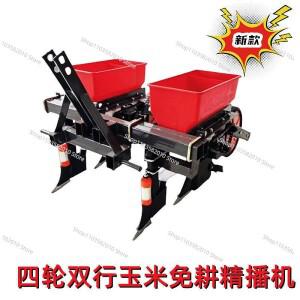 신형 경운기 휴대용 트랙터 사륜구동 이중열 옥수수 콩 비료 파종기 정밀