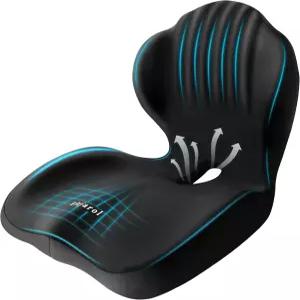 리즈자롤 초대형 시트 쿠션 사무용 의자 카시트 비행기용 메모리 폼 오래 앉아 있는 직장인 자동차