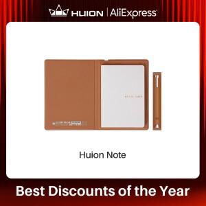 HUION Note 2-in-1 디지털 노트북 드로잉 태블릿 배터리가 필요 없는 펜 Bluetooth 무선 종이 전자 쓰기 패