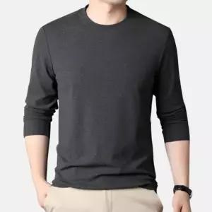 롱슬리브 티셔츠 기모 긴팔 무지 남성 이너 기본