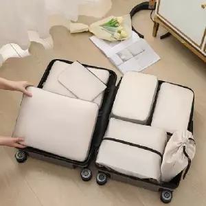 압축파우치 3종세트 압축팩 캐리어 이너백 캐리어 파우치 다용도 정리보관백