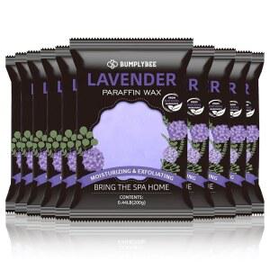 손과 발을 위한 범플리비 파라핀 왁스, 왁스 기계용 라벤더 리필 10팩, 손 목욕, 발 보습 발, 딥 하이드레이션