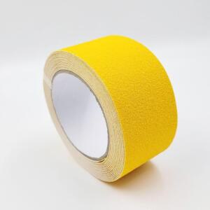 [2개구성] 노란색 야외용 테이프 5M X 5CM 계 미끌림방지 시공 도로 제 스티 미끄럼방지 논슬립 EWE6234D