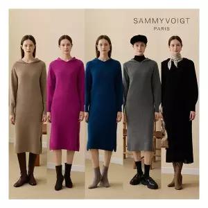 [새미보이트]25FW 울 블랜디드 홀가먼트 후드 원피스 1종 175848