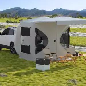 도킹텐트 차박텐트 큐브 기본형 원터치 햇빛가리개 돔