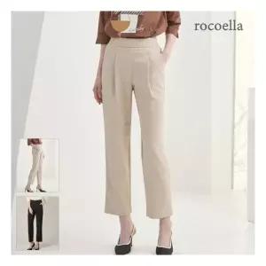 로코엘라 엘른 세미 배기핏 스판 밴딩 여성 팬츠 562319