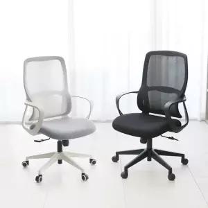 린백 LB852M 화이트 사무실 컴퓨터 학생 공부 메쉬의자