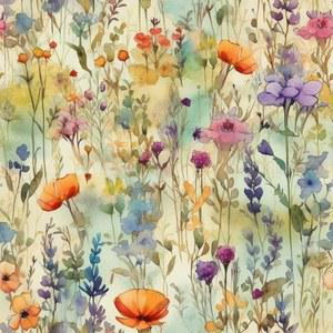 월리들 수채화 야생화 옐로우 붙이기 X 플라워 렌터 오프 필 스틱 접착식 방수 벽지 벽지에 /핑크 /보라색 118.1인치 17.71인치 쉽게