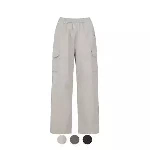 [폴햄][폴햄] 여성 무브 카고 와이드 밴딩 팬츠_PHE3PP2779