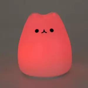 인테리어조명 말랑냥이 무선 실리콘 무드등 페이드 무선무드등 실리콘무드등 말랑무드등 건전지무드등 l