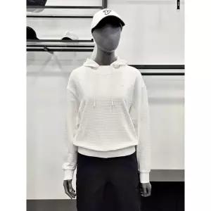 볼빅 여성 후드 우븐 포인트 티셔츠 VLTSP903_OW