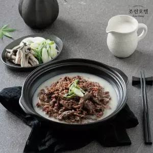 [신세계라이브쇼핑]조선호텔 한우 불고기 전골 200g X 8팩 + 한우사골육수 4팩