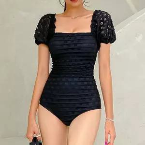 [하프클럽/]레이스 숄더 원피스 수영복 캡내장 워터파크 비치웨어