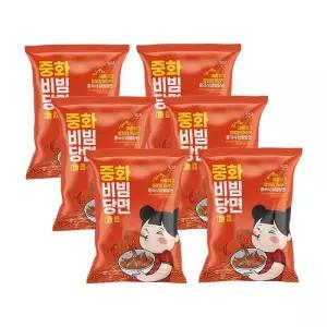중화비빔당면 160g x 6개 매운마라맛