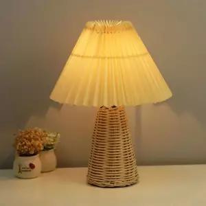 라탄무드 JQN286M3 밝기조절 테이블 스탠드 침실 플리츠 조명
