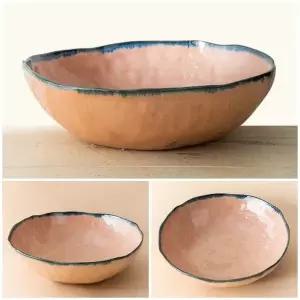 이천도자기 팔레트 핑크 샐러드볼 2호 26.5cm (WB6B746)