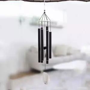 윈드차임 ETR426B1 멜로디 파이프 풍경 현관 장식 도어벨 블랙