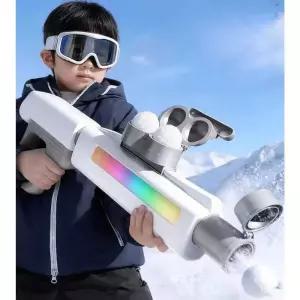 스키장 눈 발사기 눈 발사 총 새총 스노우볼 장난감