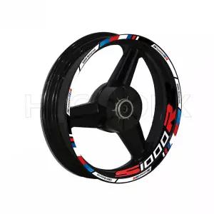 호환   휠 허브 휠 림 스티커 반사 스티커 S1000rr S1000r S1000xr 용 방수