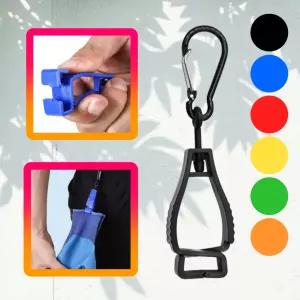 장갑집게 1개 분실방지 안전고리 글러브 공구걸이 작업용 다용도 카라비너 6컬러