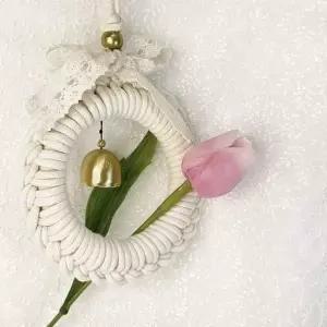 마크라메 TNF658Y1 에밀레종 키트 DIY 현관종 문종 도어벨 만들