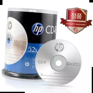CD-R HP 통(1개입) 52X 100P벌크 700MB 80min