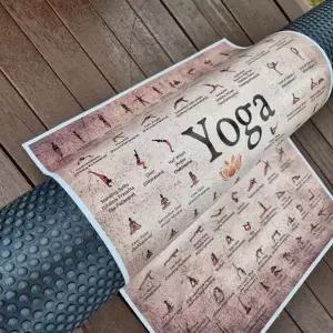 벽장식 HFR028D0 요가 포스터 일러스트 40X60 홈트 데코 캔버스