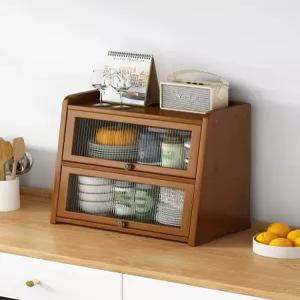 미니 원목 주방 부엌 씽크대 찬장 틈새 그릇장 선반장 그릇 서랍형 수납 상부장 장식장 홈카