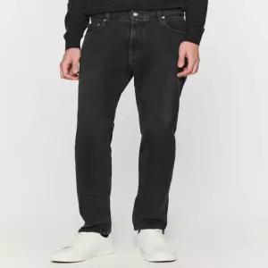 닥스 남성 25FW [EXCLUSIVE] 다크그레이 테이퍼드핏 기모 데님 팬츠 DMPA5D303G3