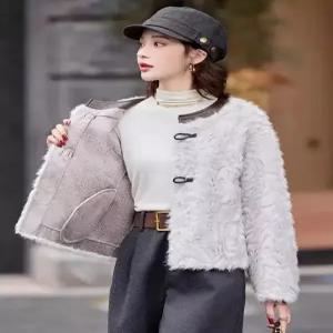 여자 가죽 자켓 겨울 예쁜 숏 퍼 아우터 원픽4