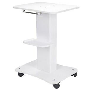 피부과 미용기기 선반 관리 피부관리 접이식 진료실 작업대 필러 운반 화이트