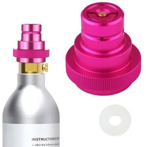 스파클링 워터 메이커를 위한 캐니스터 밸브용 가이아 구루다르 CO2 가능 실린더 테라 어댑터 남성 피팅, 호환 커넥트 소다 듀오 TR21-4 메이커와 퀵 커넥터, 아트 리필