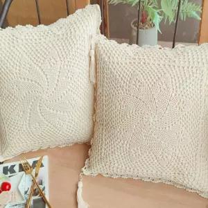올원픽 뜨개쿠션 크로쉐 북유럽 인테리어 뜨개 방석