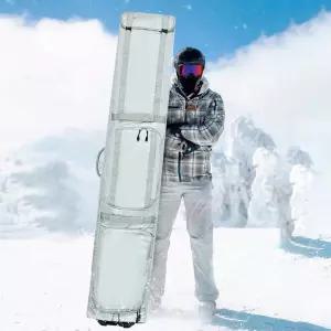 스키 휠백 스노우보드 원정가방 수납 라이트 대용량 그레이