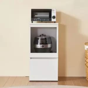 빌라 원룸 2단 가성비 전자렌지 선반장 밥솥다이 접시장 수납장