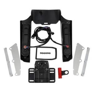 할리 투어링 스트리트 일렉트라 로드 글라이드 2014-2022 2019 바이크 오토바이 LED 후면 펜더 근막 세트