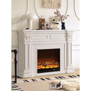 벽난로 모형 산장 거실 원목 장식용 크리스마스리스 북유럽