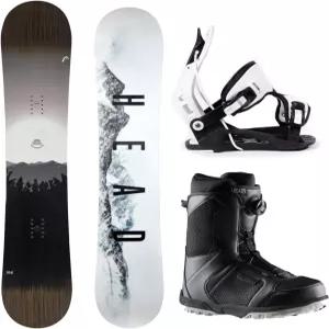 헤드 점화 올 마운틴 남성용 와이드 스노보드 패키지 플로우 바인딩 BOA 부츠 2026 - 162cm 너비 보드